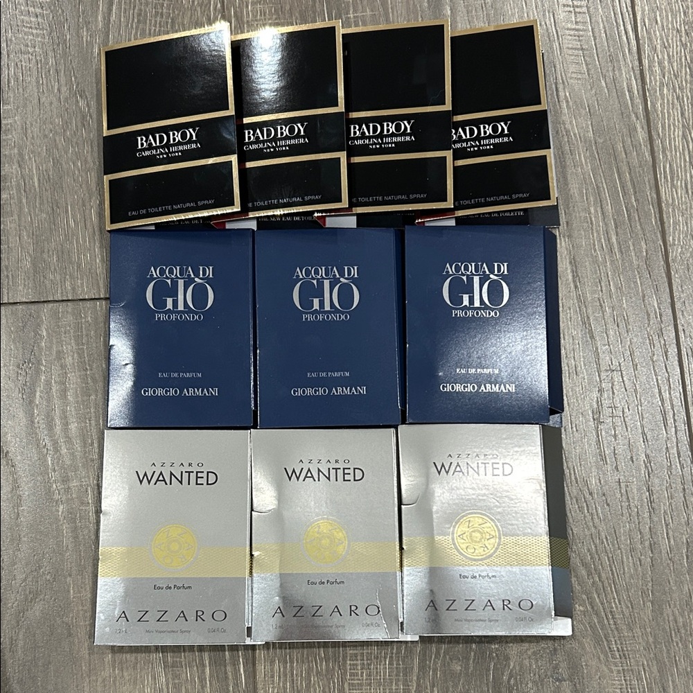 10 pieces men’s samples collection